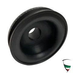 Puleggia in alluminio con scala a 360° (105 mm) - ca. 300 g - 1300-1600