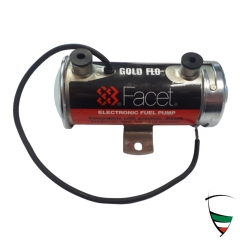 Elektrische Benzinpumpe FACET SILVER TOP, 0.35 bar, 136 l/h, incl. 2 x Schlauchanschluss gerade