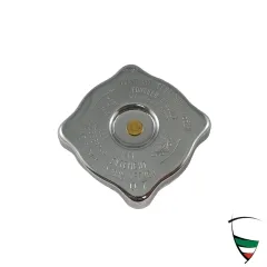 RADIATOR CAP SQUARE CHROMED MODELS WITH OVERFLOW CONTAINER
