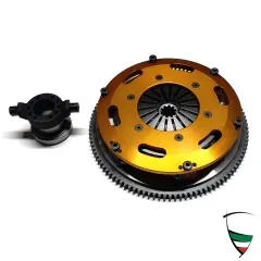 Embrayage de course avec volant à 105 dents, estampe en Ergal, disque en métal fritté et butée d'embrayage spécial 1. série, version pour 1300 + 1600 modèles avec 8 vis, poids 10,2 kg