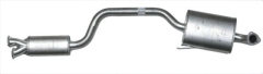 Auspuff einteilig GTA, vorne 1+2