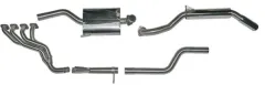 escape sport inox 1300-1600 Giulia et GT Bertone, diametro tubos int. & terminal: 57 mm)