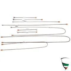 BRAKE LINE KIT SPIDER, BERTONE HANGING PEDALS COPPER/NICKEL