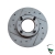 SPORT BRAKE DISC FRONT 1750-2000 WITH HOLES AND SLITS