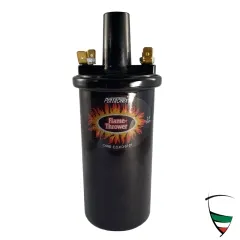 Bobina di accensione lanciafiamme 12V Alfa Romeo 4/6 cilindri, utilizzabile con o senza resistenza in serie