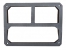 soporte placa matricula GT (fundicion alu)