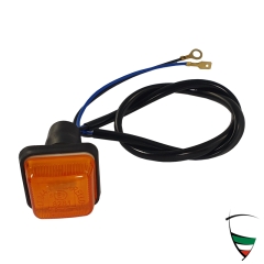 indicatore laterale, rettangolare, in disegno Carello, per Spider 83-89, Alfetta, GTV/6, Giulietta, AlfaSud