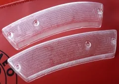 verres de clignotants avant en blanc/blanc
