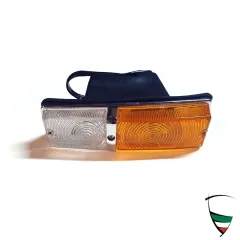 lampeggiante Carello sinistro con inserto cromato 63-74 arancione/bianco