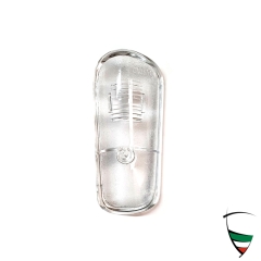 Blinkerglas Kantenhaube links weiß-weiß