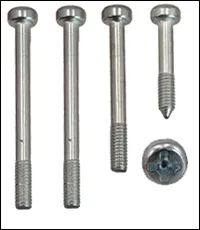 Kit de vis cabochon clignotant Duetto version originale 2x45,1x37,1x25