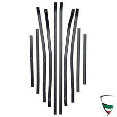 lote de 10 perfiles Alu (fijacion goma de puerta)