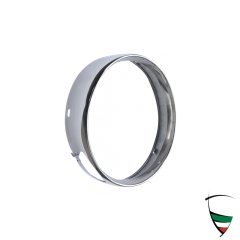 Scheinwerferzierring GT Glatthaube 1967-76 mit Regleröffnung INOX