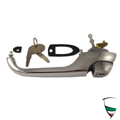 Türgriff außen Rundheck Spider und frühe Fastback Modelle, rechts, inkl. Schloss und Türgriffunterlagen