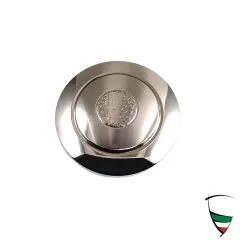 HUB CAP WITH STAMPED EMBLEM