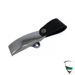 Verdeckverschluss mit Lasche kurze Version verchromt