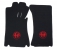 alfombrillas (jeu) Spider pedales abajo (negro con emblema rojo)