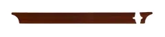WOOD VENEER COVER FOR DASHBOARD - GTV 2000 RHD (2 pieces)