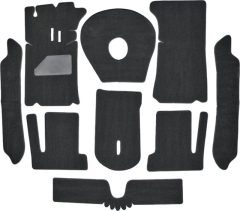 Teppichsatz Spider 1966-69 Innenraum Velours schwarz