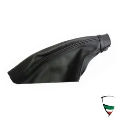 cuffia leva frena a mano in pelle nero Spider 87-93