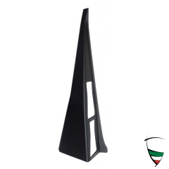 B-Säulenverkleidung Spider 83-93 schwarz, links, zwei Löcher, Kunststoffkorpus mit Skay überzogen