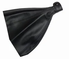 cuffia cambio in pelle 4 punte Spider 1990-93, NERO