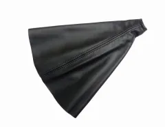 cuffia cambio in pelle 2 punte Spider 1987-89, NERO
