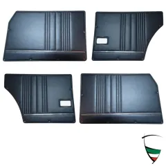DOOR TRIM PANEL BLACK GIULIA NUOVA 74-78 (FRONT AND REAR LEFT + RIGHT)