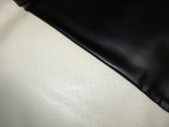 Dachhimmel Giulia creme gelocht/ vorne schwarz