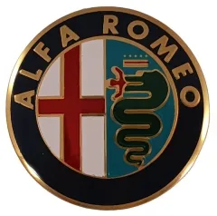 stemma "Alfa Romeo" per il mozzo, diam. 40 mm