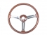 Steering wheel original Alfa Romeo flat dish approx. 8,5cm without horn buttons