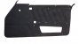 pannello porta Spider 90-93, alcantara nero, lato destro