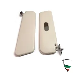 PAIR OF SUNVISORS GIULIA TAN WITH HOLDERS