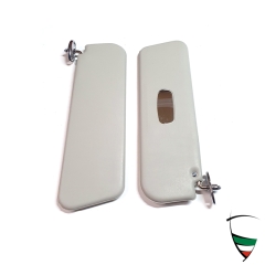 Sonnenblenden Giulia Satz links und rechts grau, incl. Halter