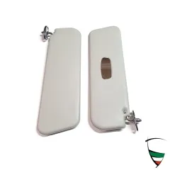 PAIR OF SUNVISORS GIULIA GRAY WITH HOLDERS