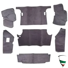 moquette baule completa 1750-2000 BERLINA 68-72 col. antracite/fumo, velours