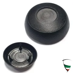tappo centrale per volante originale in legno senza emblema, denti rotondi
