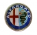 Alfa Romeo Emblem ohne Milano, Kunststoff 55 mm, Steckbefestigung