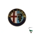 Alfa emblema 75 mm metal, 33,75,145/6, 155,156,164,166,916