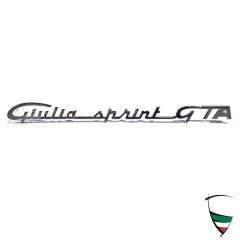 scritta "Giulia Sprint GTA"