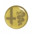 emblema per mascherina radio e montante posteriore Giulia Super (oro) 33mm