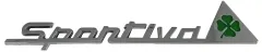 SCRIPT SPORTIVA WITH FOUR-LEAF-CLOVER SIDE CHROME 148x28MM GIULIETTA FROM 2010