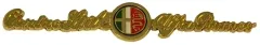 SCRIPT CENTROSTILE-ALFAROMEO GOLD LATERAL 140x23MM PAIR 2 PIECES