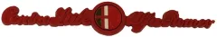 SCRIPT CENTROSTILE-ALFAROMEO RED LATERAL 140x23MM PAIR 2 PIECES