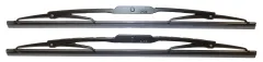 SET WIPER BLADES BLACK SPIDER 1986-93 HOOK END