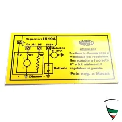 STICKER DYNAMO REGULATOR