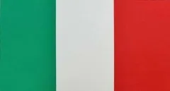 STICKER "ITALIAN FLAG" 120 mm