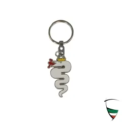 llavero serpient blanco