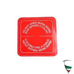 Aufkleber Kühlerdeckel