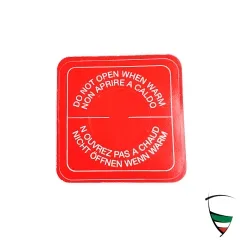 STICKER RADIATOR CAP
